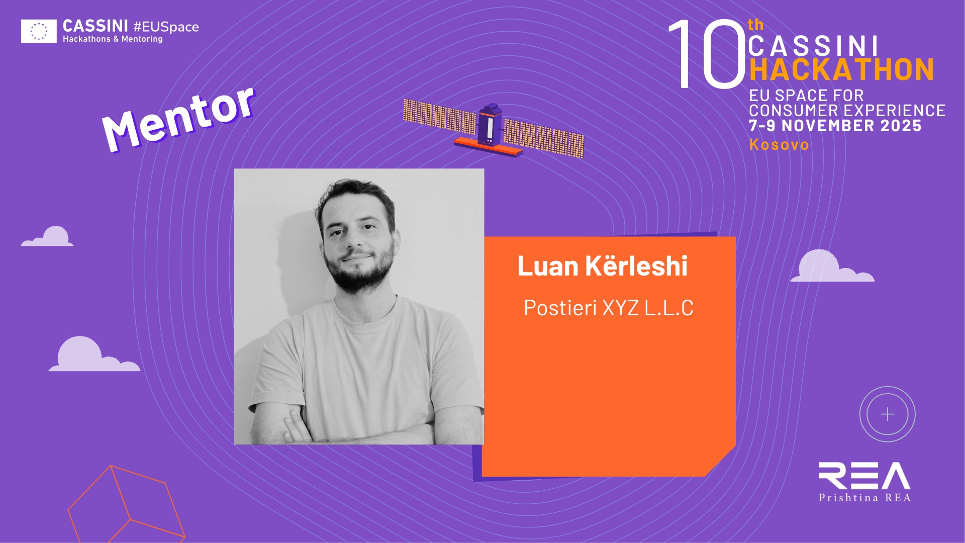 Postieri XYZ to Mentor at the 10th CASSINI Hackathon in Pristina
